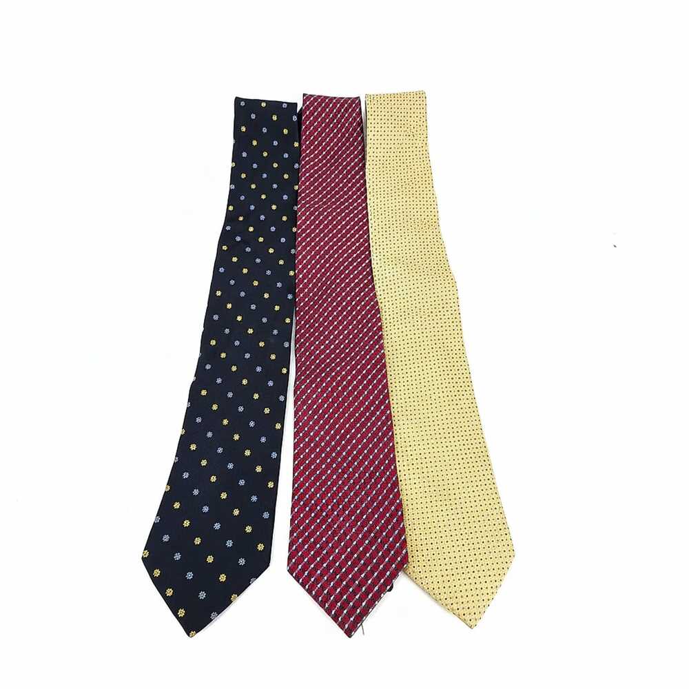 Tommy Hilfiger Blue Silk Ties 3PK Regular OS | Formal Classic